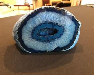 Agate geode crystal