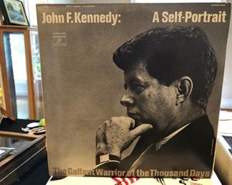 John F. Kennedy: A Self-Portrait LP of spoken word