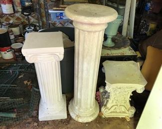 White columns
