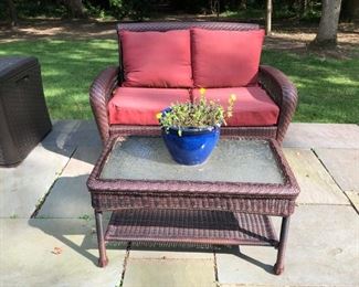 Wicker furniture set