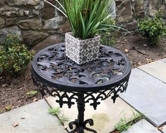 Wrought iron table