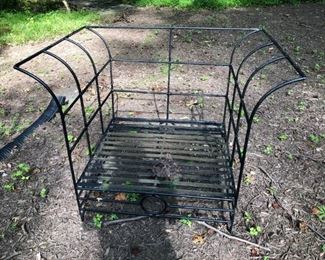 Metal outdoor chair