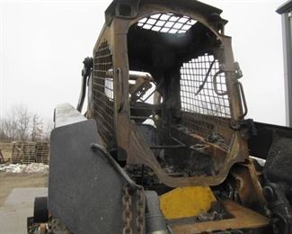 John Deere 2018 333G Skid Steer Loader (Burned Insurance Claim) We will Load