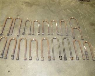 Lot of 18 Assorted U- Bolts