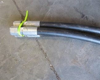 Lot of (3) New High Pressure 3000 PSI Hydraulic Hose 5' Long with -8 Fitting