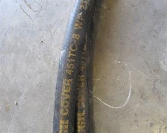 Lot of (2) New High Pressure 3000 PSI Hydraulic Hose 6' Long with -8 Fitting