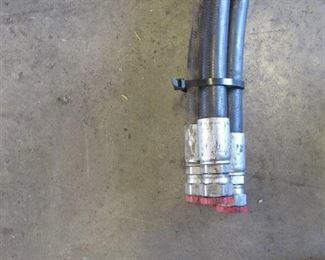 New Lot of (3) High Pressure 3000 PSI Hydraulic Hose 7 ' 6" Long with -16 Fitting