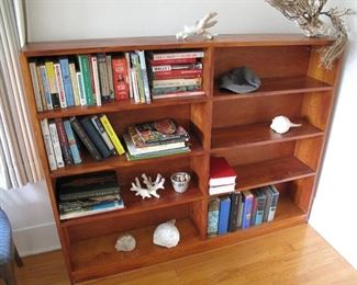 Pine book shelves.
