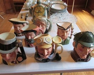 Royal Doulton portrait mugs