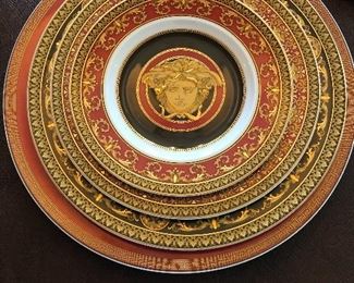 Medusa Dinnerware  - Charger, Dinnerplate, Salad Plate, Bread and Butter, Cup & Saucer, plus Accessories 