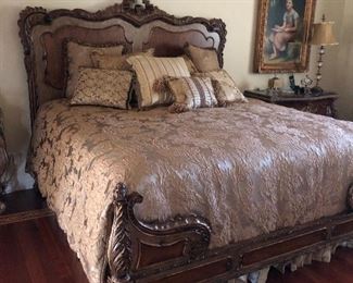 King Size Bed  (Bedding Sold Separately) 