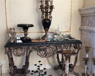 Accessories  - Console Table And Candleabra not for sale 
