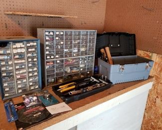 Hand Tools, Tool Box, and Storage