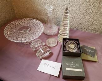 Waterford Crystal Clock and More