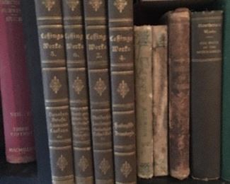 Vintage antique books