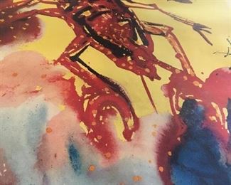 Some Salvador Dali signed