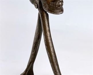 Unusual Antique Skull Nutcracker C. 1900     