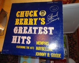 CHUCK BERRY'S GREATEST HITS AUTOGRAFT 