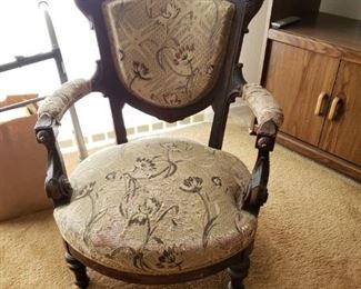 German antique chair. 