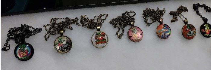 Rat Fink ( Big Daddy ) Charms and necklaces 