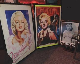 36 x 24 Marilyn Monroe posters.....smaller one is approx 20 x 18 