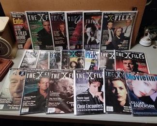 X-Files 1990's bagged and boarded magazines....