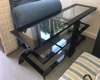 Glass TV Table