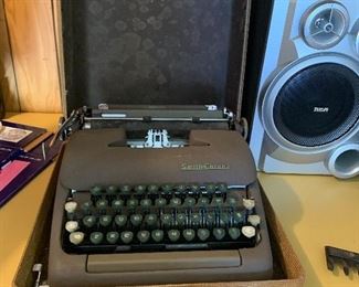 Check out this Smith- Corona typewriter from the 50's 