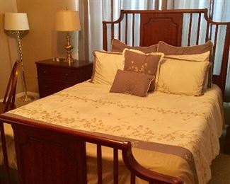 Unique style queen bed