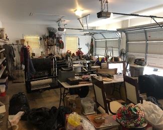 We have a garage packed with all types of items. Tons of military items. Our clients family member was a two star general. 