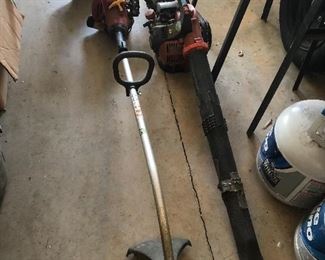 Blower, edger, weed eater 