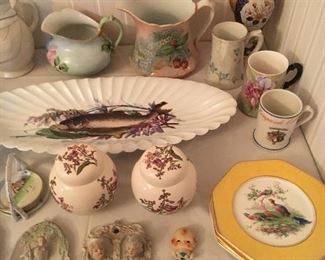 LIMOGES, AND PAINTED PORCELAINS
