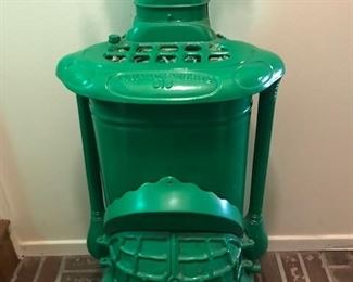 Antique Green metal heater