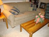 Solid wood coffee table and 2 end table