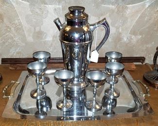 Stainless cocktail set