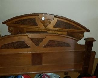 walnut headboard/footboard