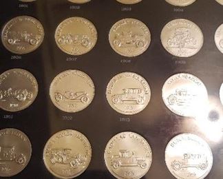 Franklin Mint antique car coins