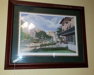 Hot Springs framed print