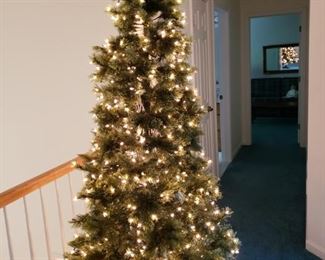 Large pre lite Christmas tree