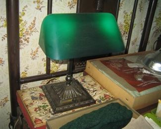 Antique Bankers Lamp