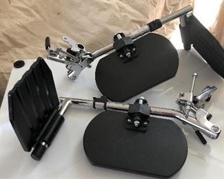 Wheel chair leg accessories