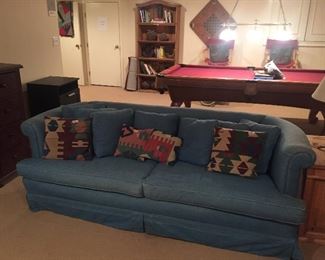 Denim sofa