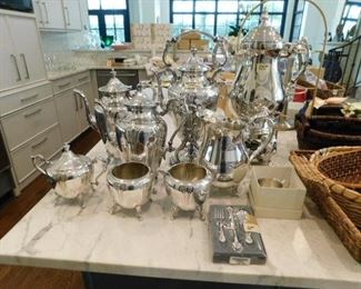 Silverplated Tea Service