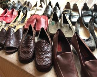 Ladies' vintage designer shoes size 5-7.5 (Cole Haan, Bruno Magli, Ferragamo, Italian, etc.)