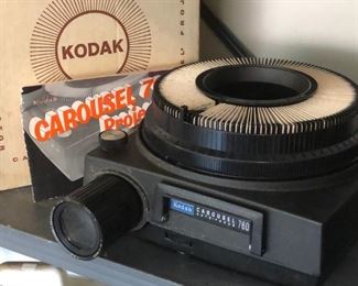 Vintage Kodak carousel slide projector