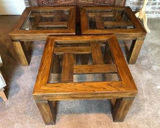Drexel Heritage side tables/coffee table