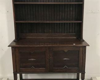 Early English Oak Welsh Cupboard