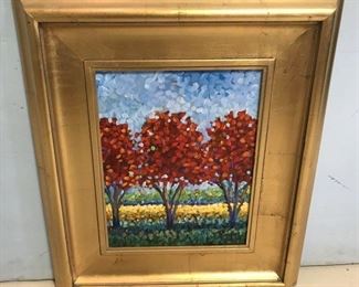 Painting of Trees by Pryor Buford Graeber