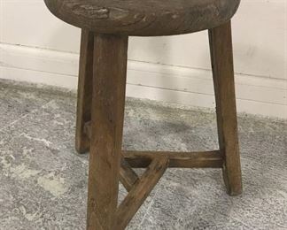 Primitive Three Leg Milking Stool