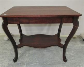 Mahogany Library Table